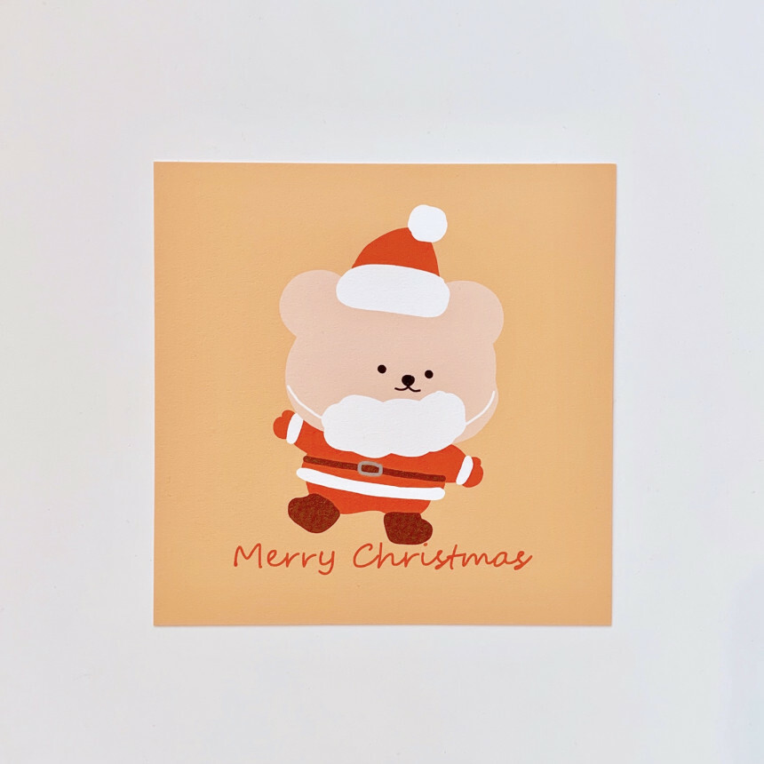 (現貨) 韓國文創聖誕卡 (SANTA)