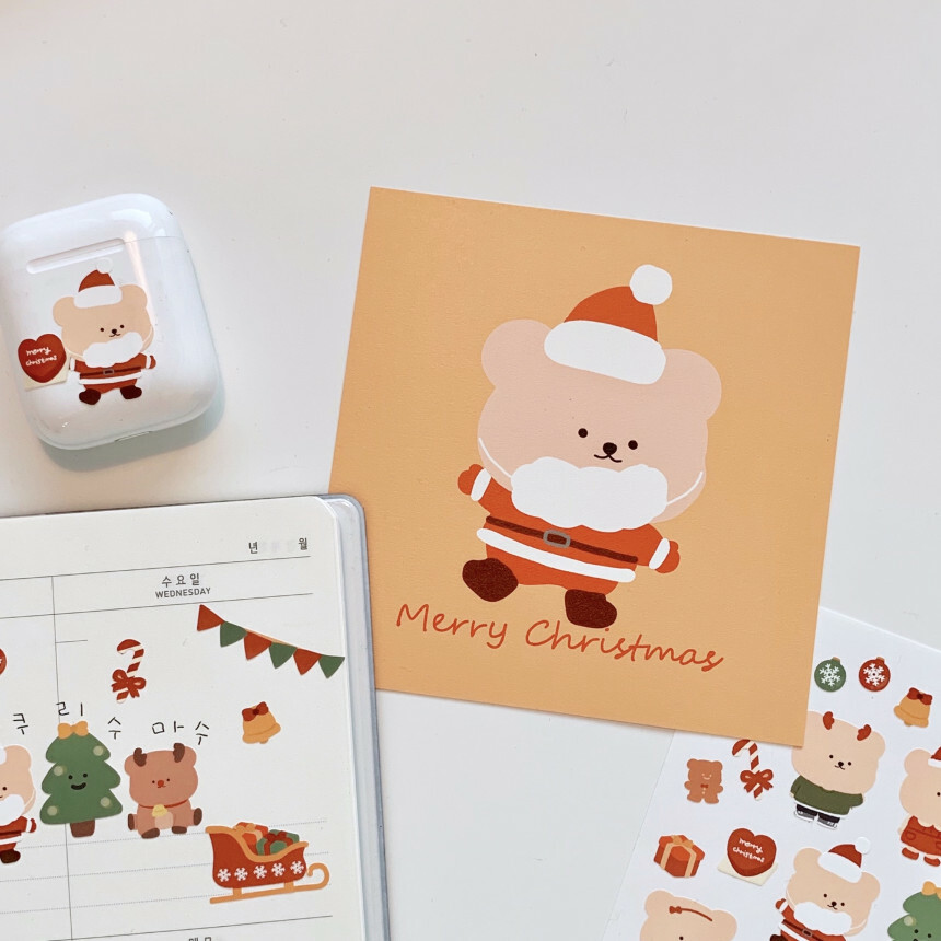 (現貨) 韓國文創聖誕卡 (SANTA)