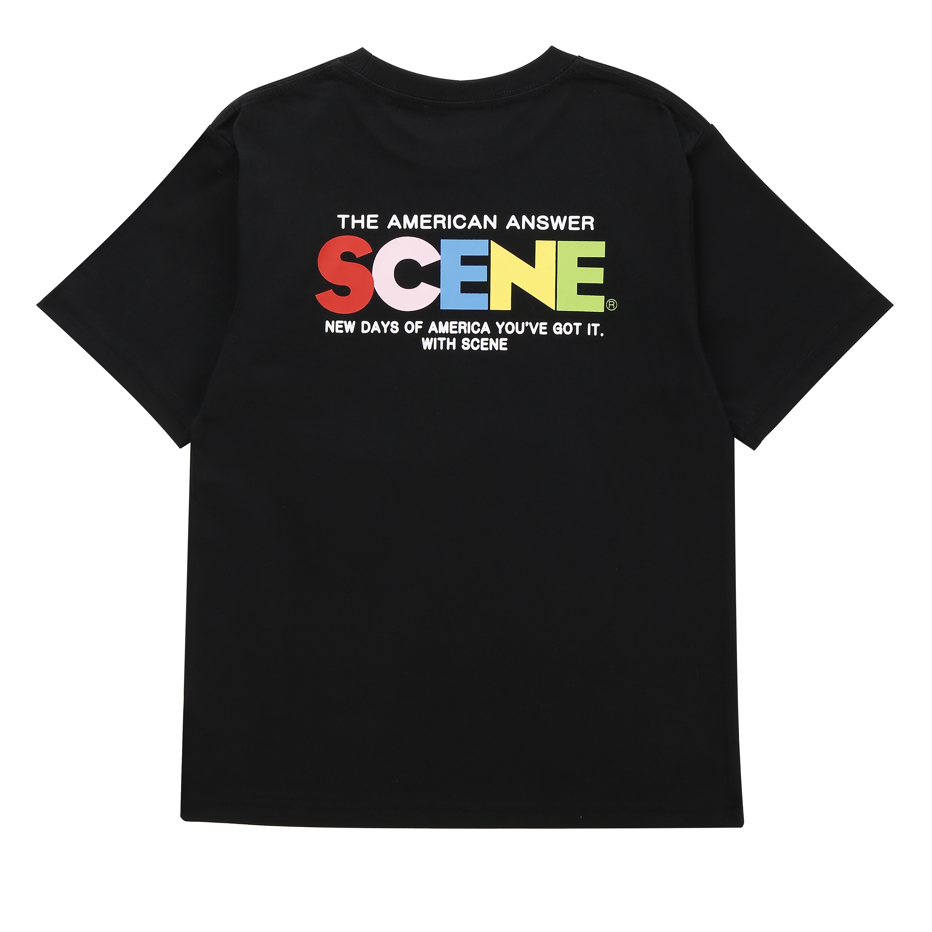 Kid_Classic Rainbow Tee // Black