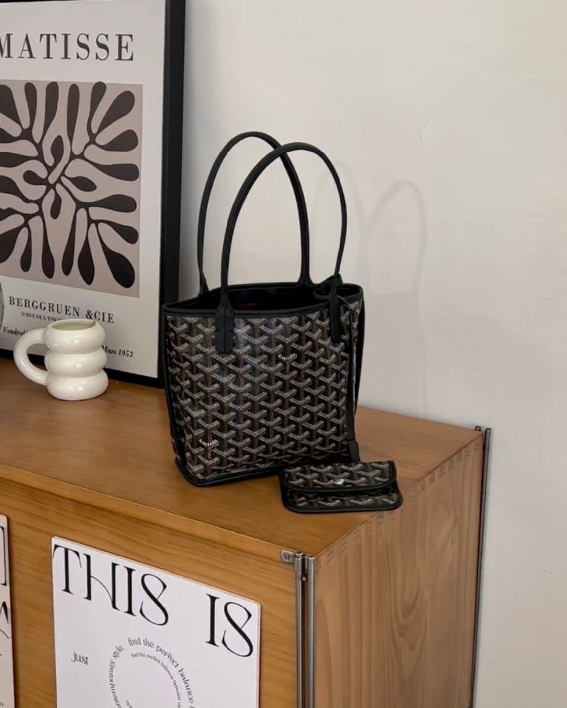 GOYARD｜ANJOU 迷你托特包 黑色