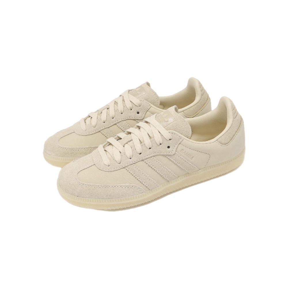 ADIDAS SAMBA OG W 女鞋 米白 奶茶色 復古 麂皮 德訓鞋 JI2729