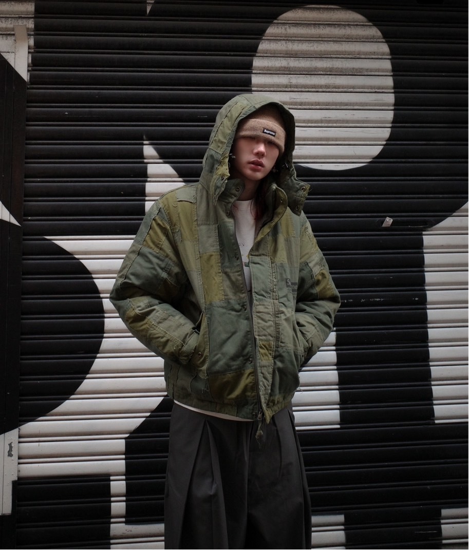 Supreme x Junya Watanabe x Comme des Garçons MAN Patchwork Puffy Jacket  綠