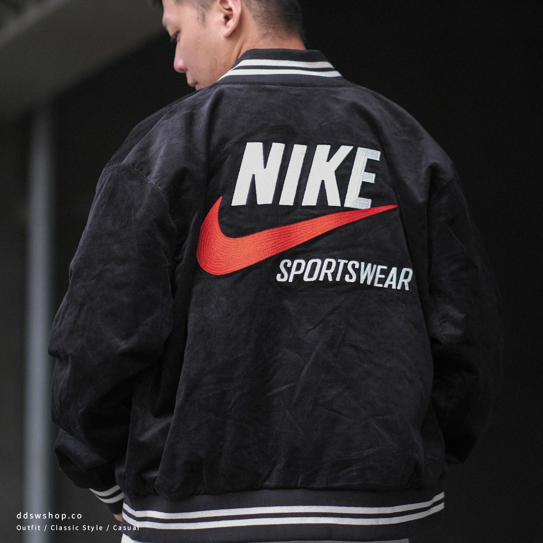 "代購" NIKE NSW Trends Bomber 燈芯絨 復古棒球外套 兩色