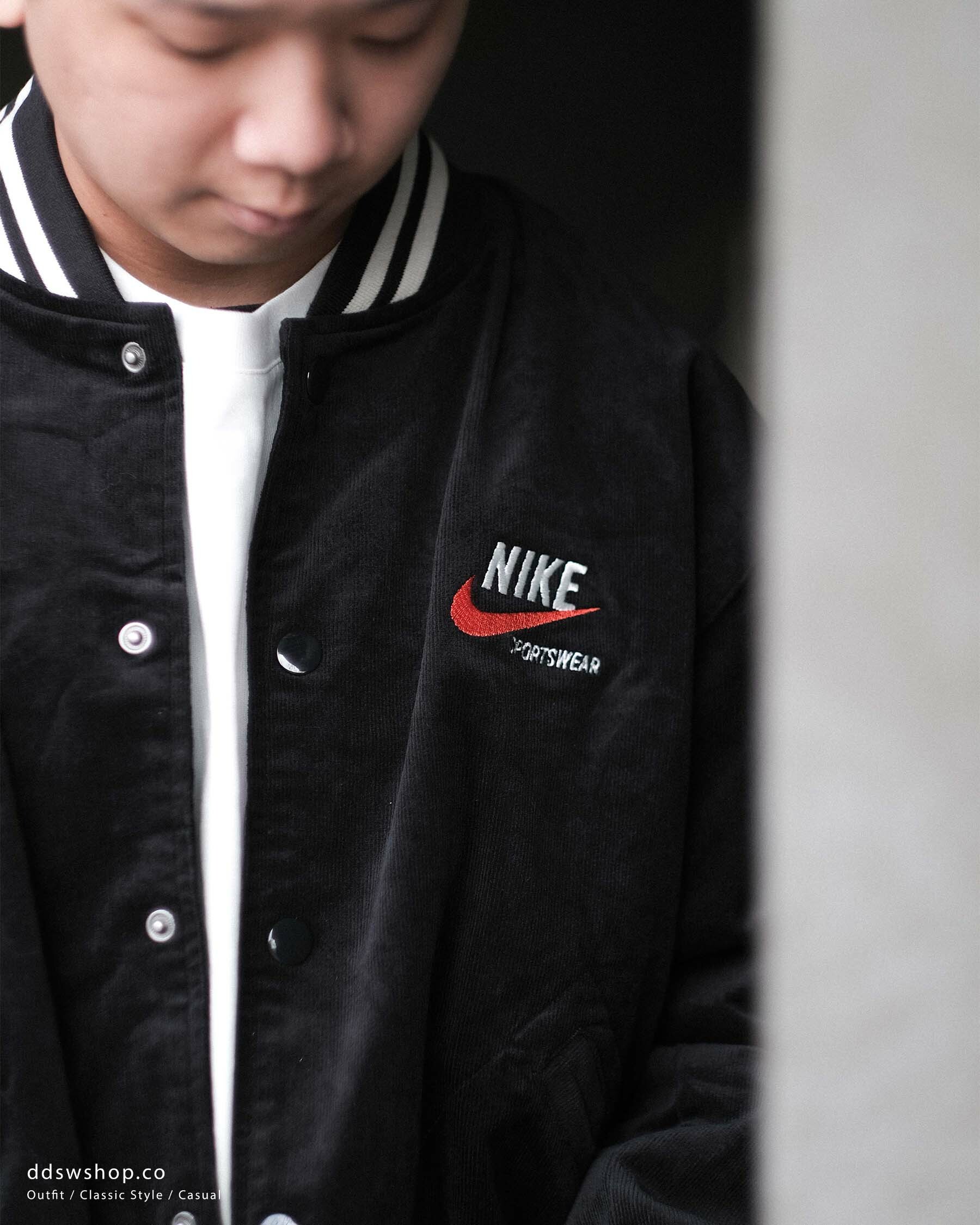 "代購" NIKE NSW Trends Bomber 燈芯絨 復古棒球外套 兩色
