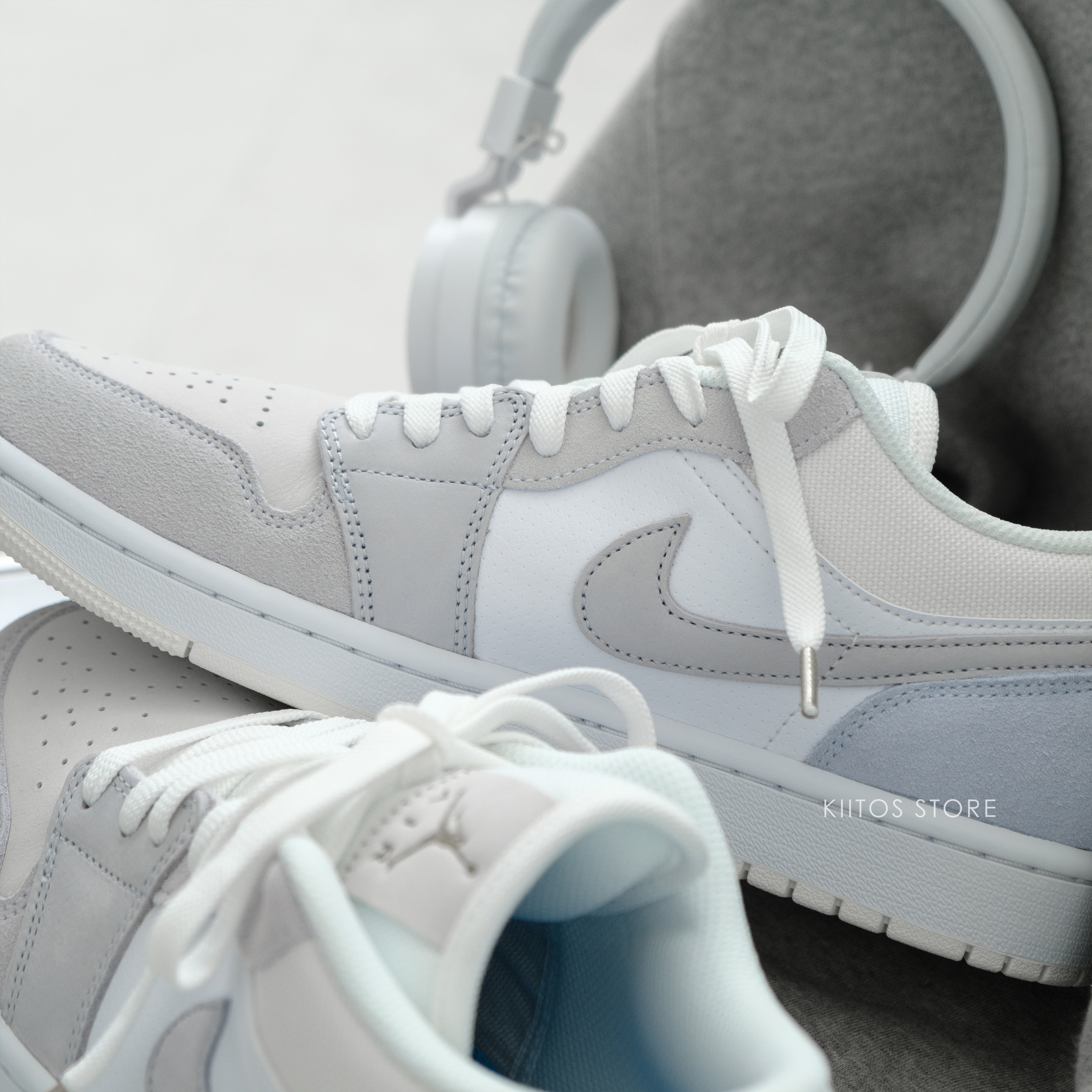 Nike Air Jordan 1 low "paris" 巴黎 灰白 男鞋 CV3043-100