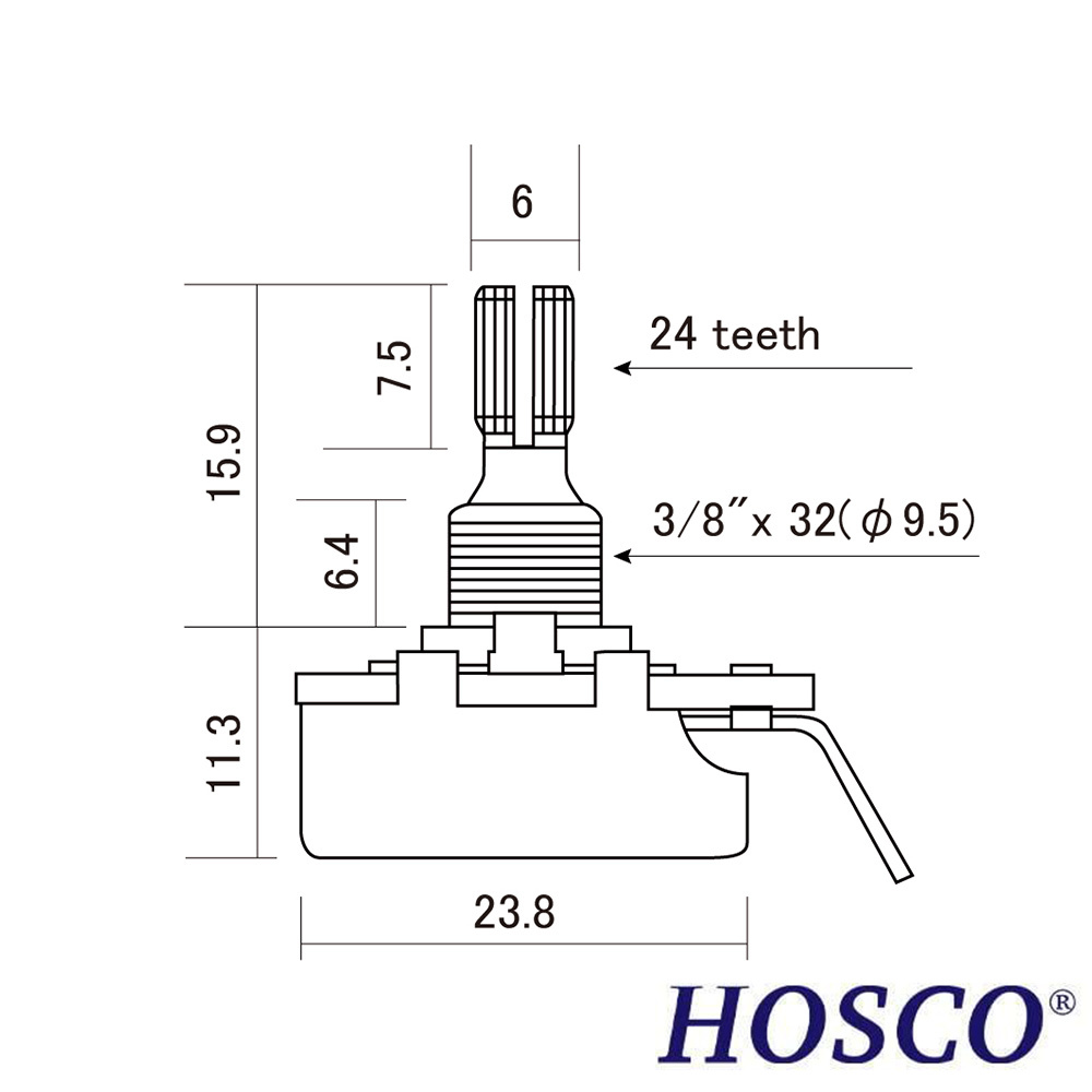 HOSCO CTS-A500 可變電阻 VR