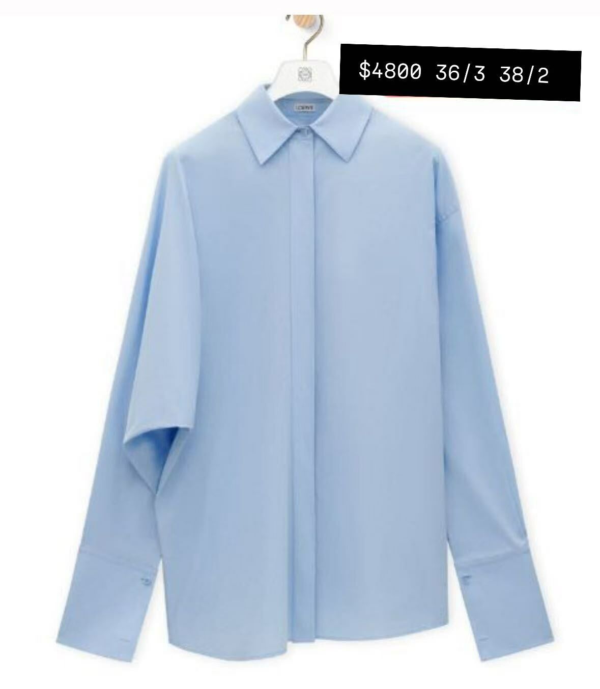 LOEWE 藍色襯衫 -T