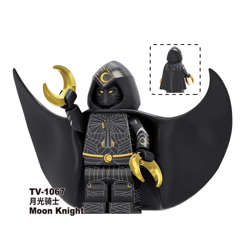 Moon Knight DC Custom Minifigures Minifigs Fit Lego TV1067