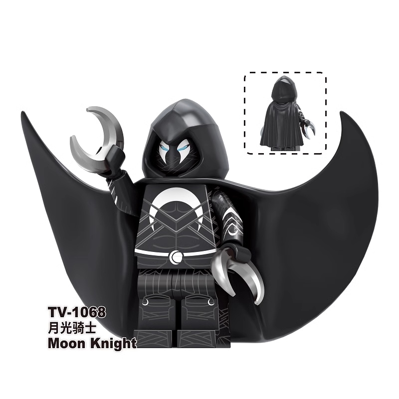 Moon Knight DC Custom Minifigures Minifigs Fit Lego TV1068