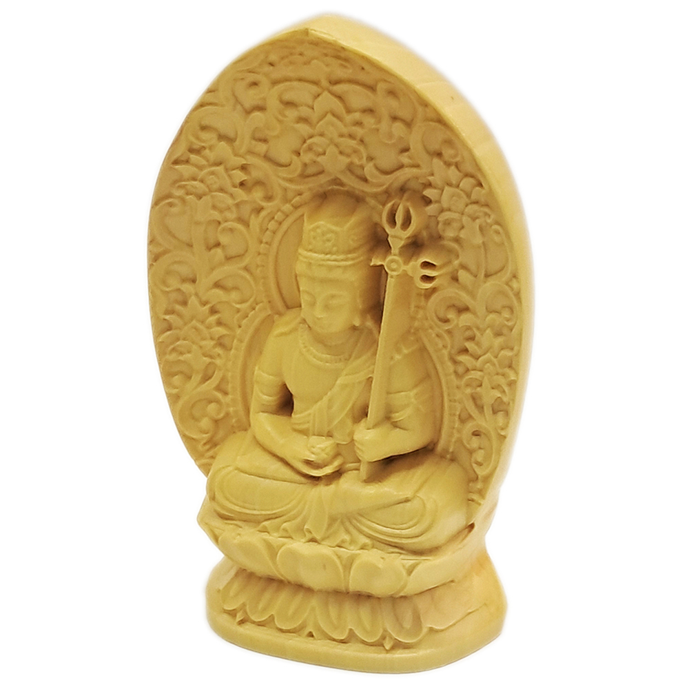 虛空藏菩薩{黃楊木}7公分【十方】153996