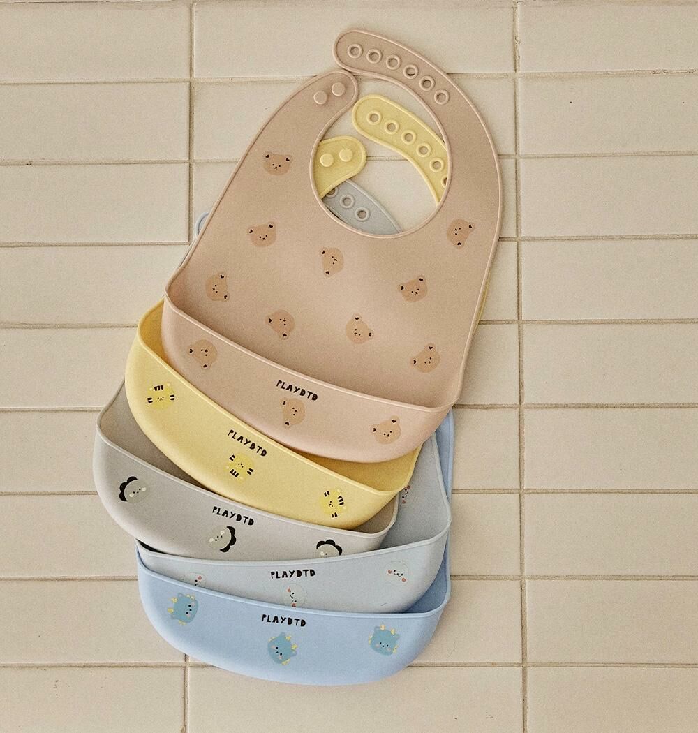 (現貨) DTD 輔食圍兜