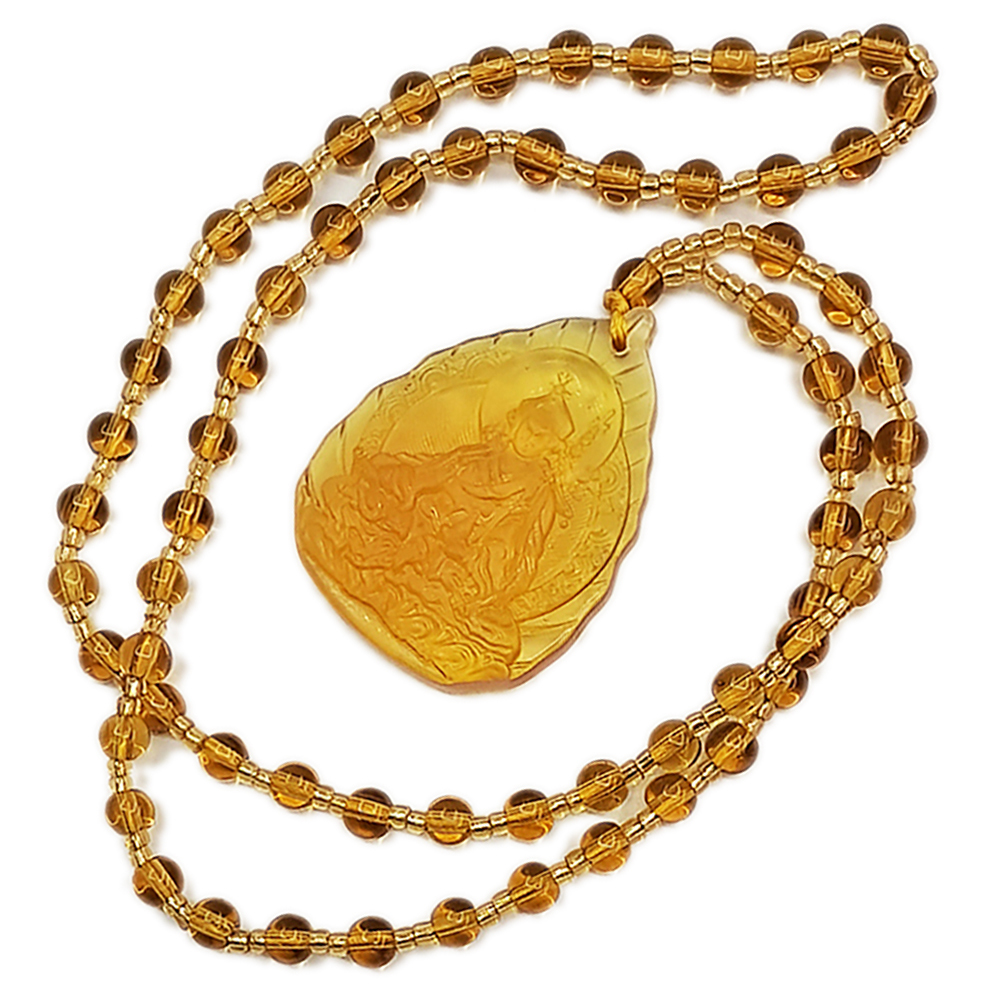 蓮花生大士 琉璃水晶項鍊【十方】154001