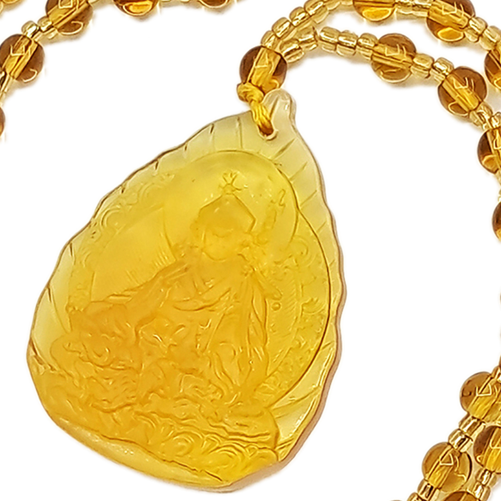 蓮花生大士 琉璃水晶項鍊【十方】154001