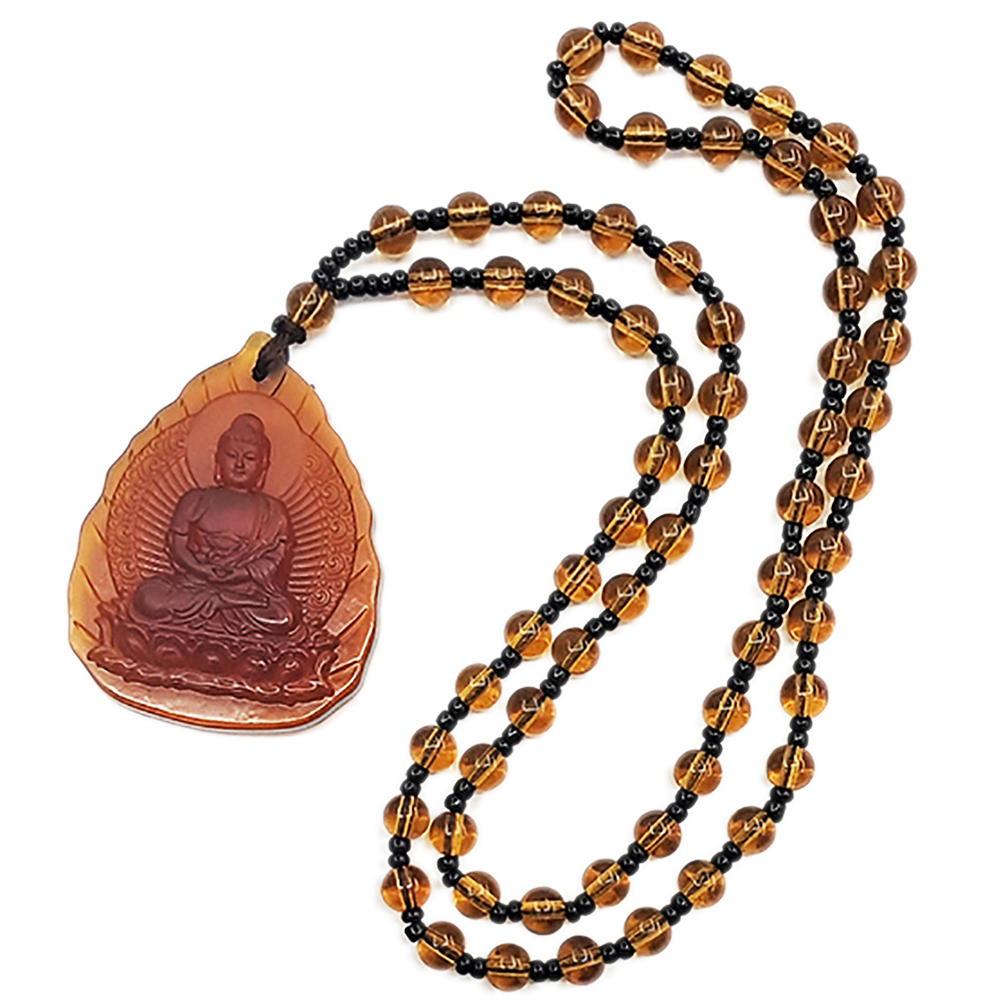 大日如來 琉璃水晶項鍊【十方】154003