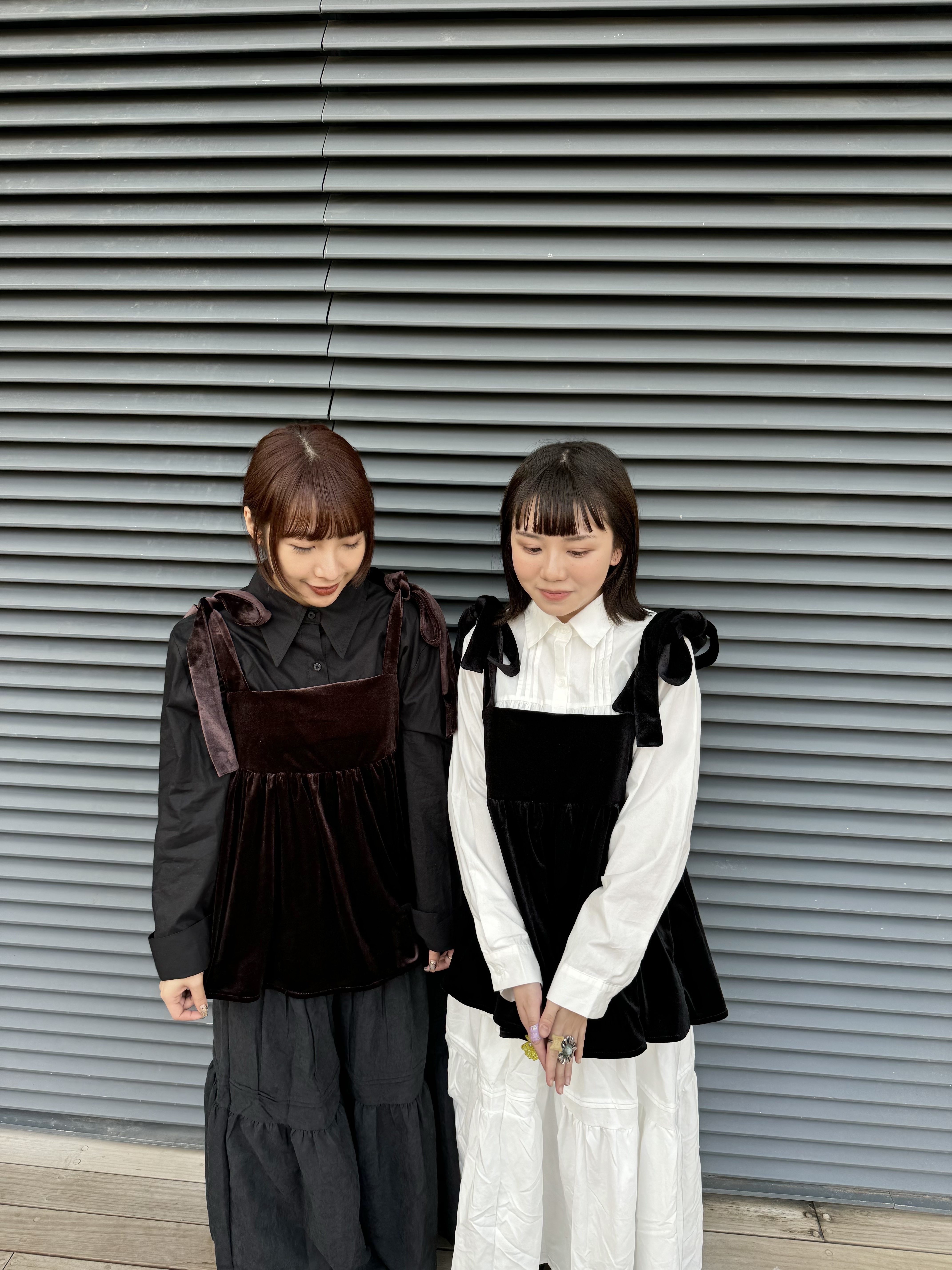 絲帶絨面大蝴蝶結VEST