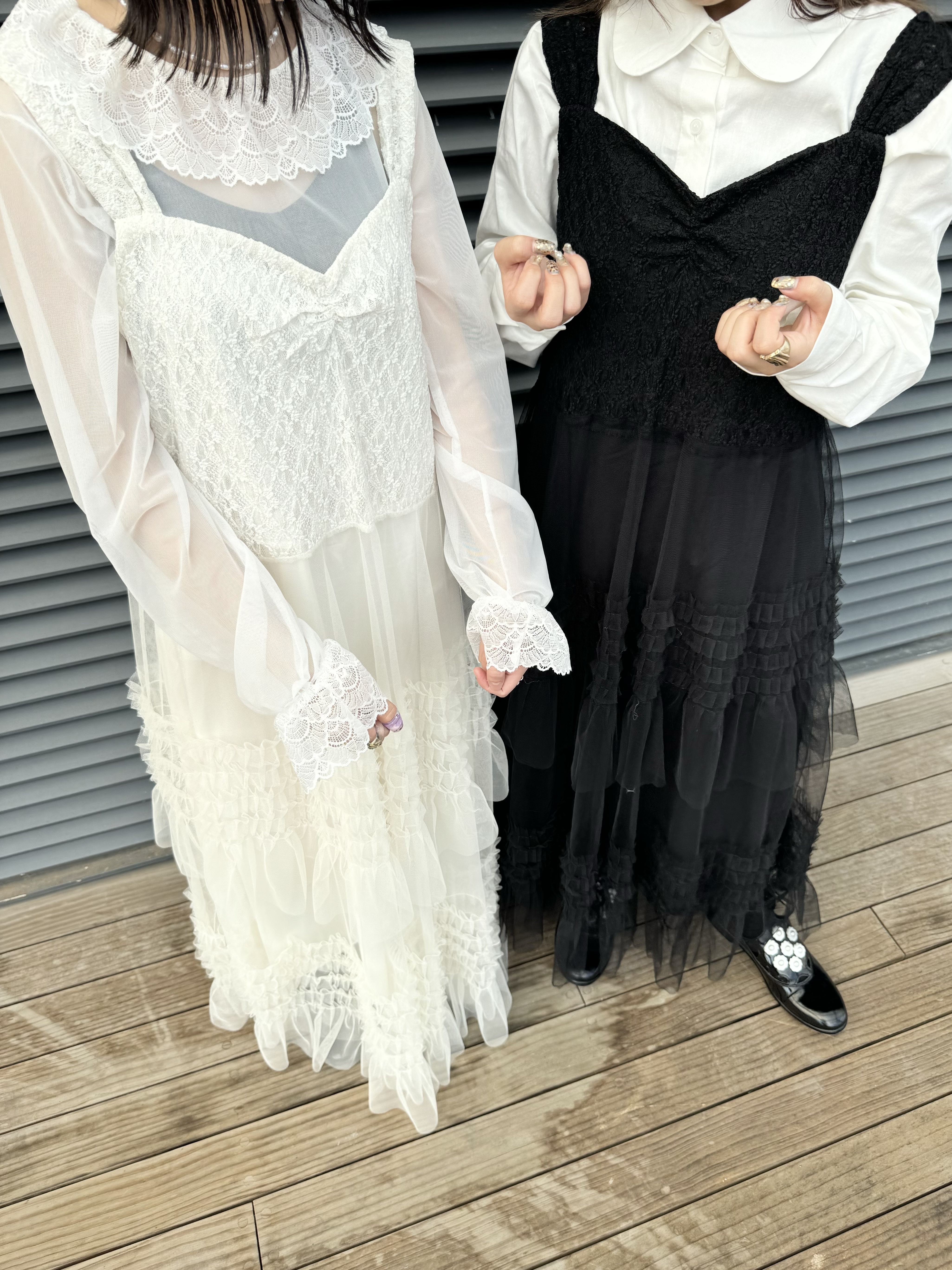 仙氣感層紗拼Lace Ops