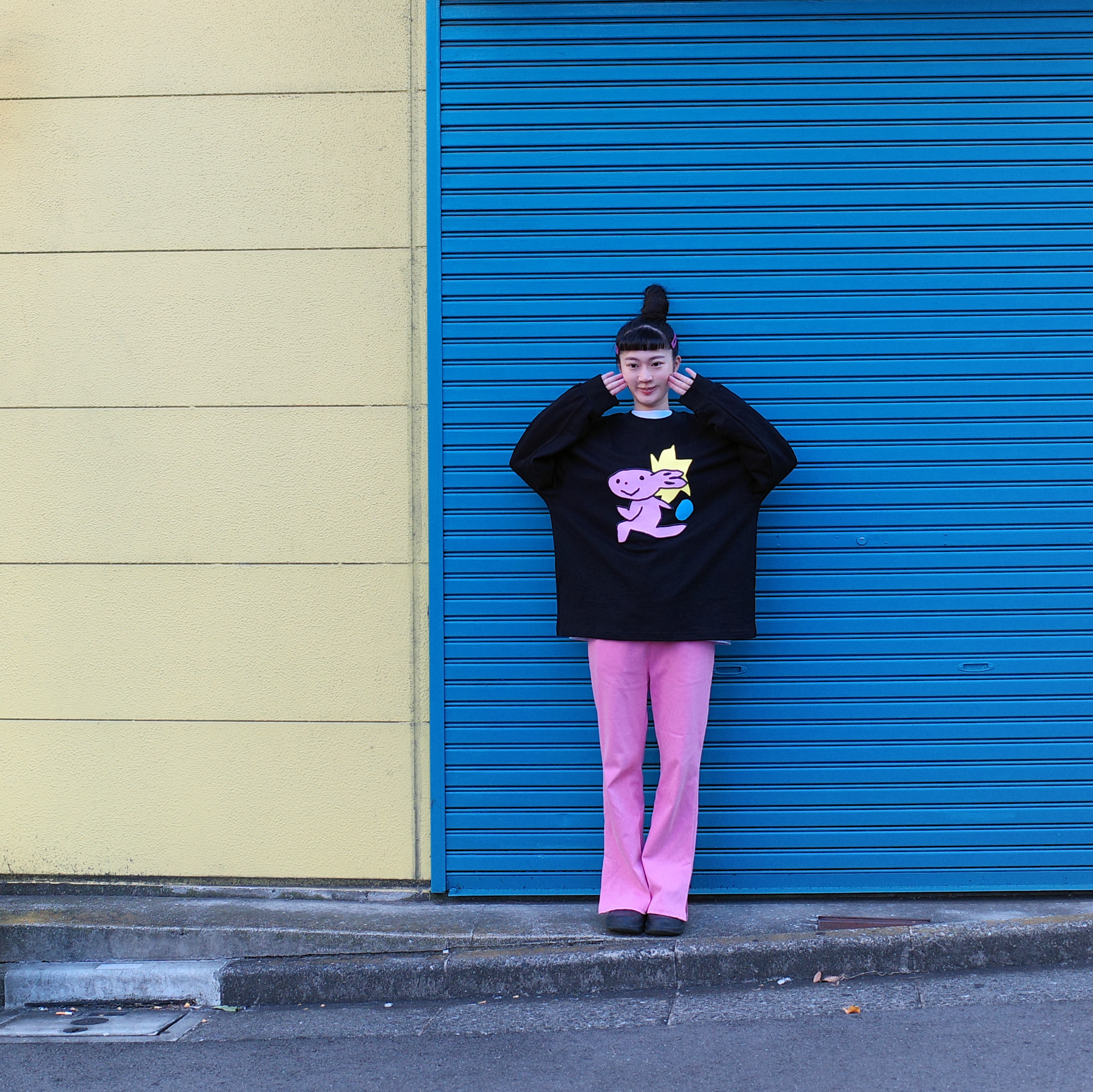 保齡球兔長袖tee