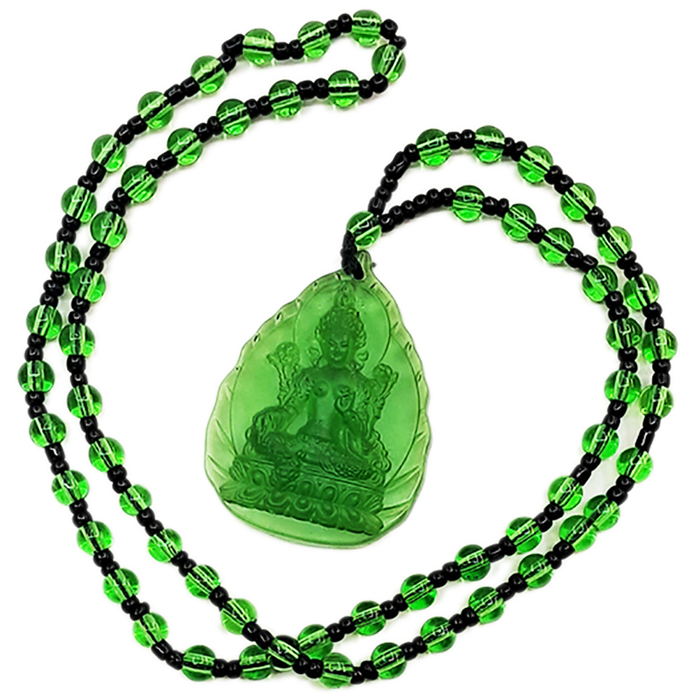 綠度母 琉璃水晶項鍊【十方】154014