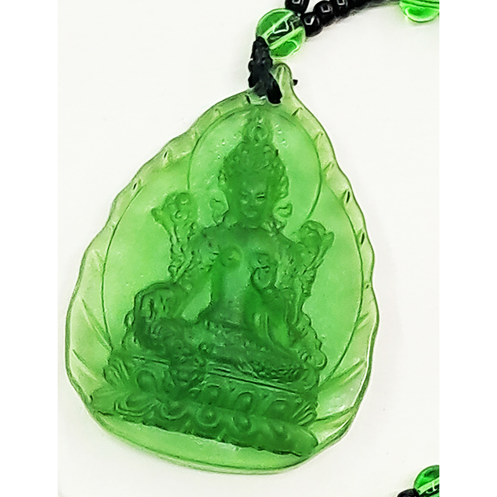 綠度母 琉璃水晶項鍊【十方】154014
