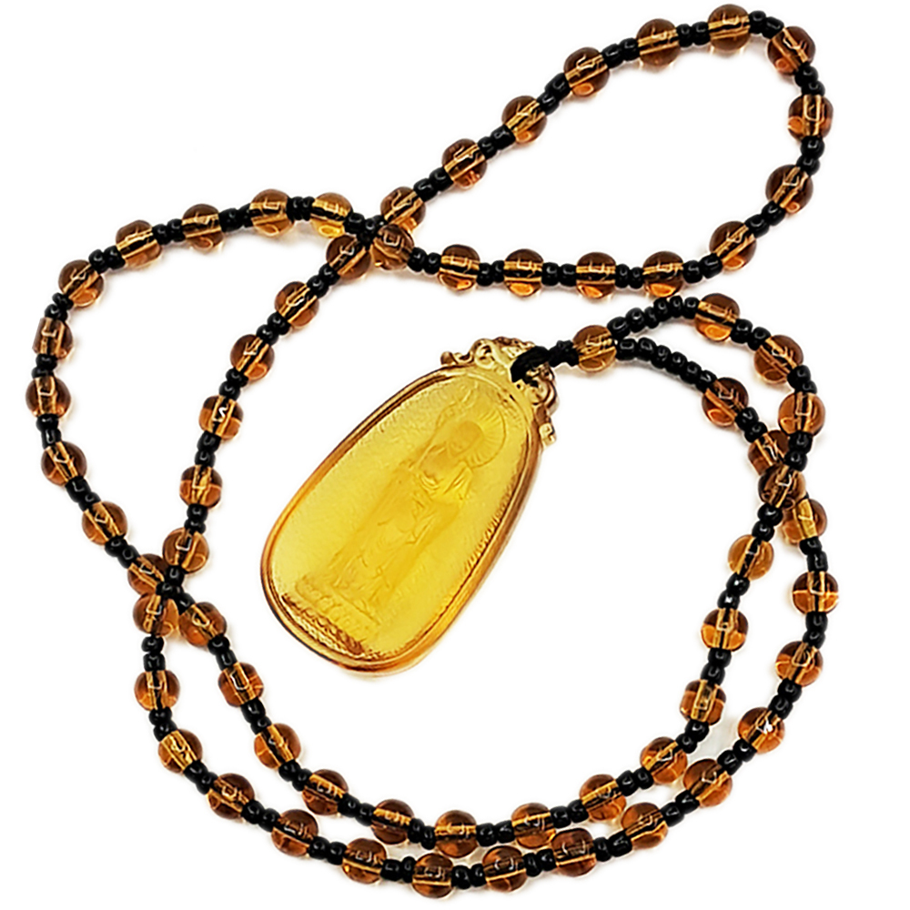 地藏王菩薩{立姿} 琉璃水晶項鍊【十方】154017