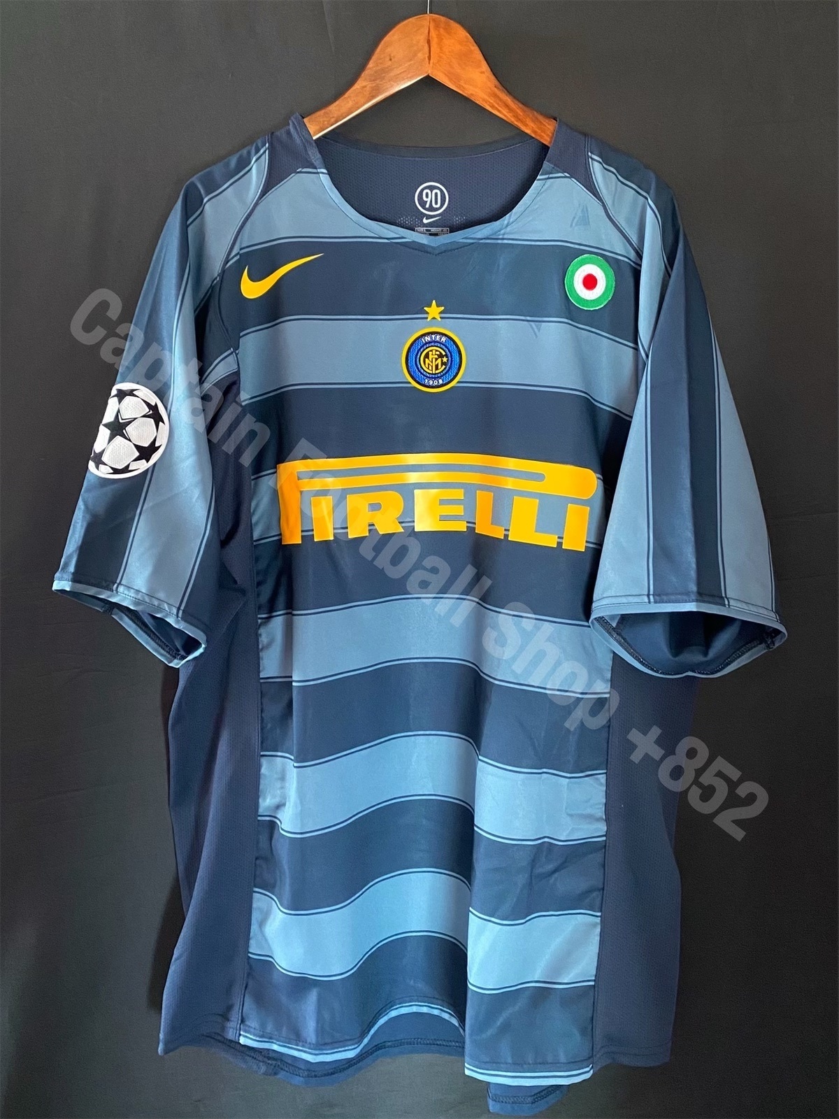 Inter Milan 2005-2006 UEFA Champions League Nike Third Shirt #7 FIGO