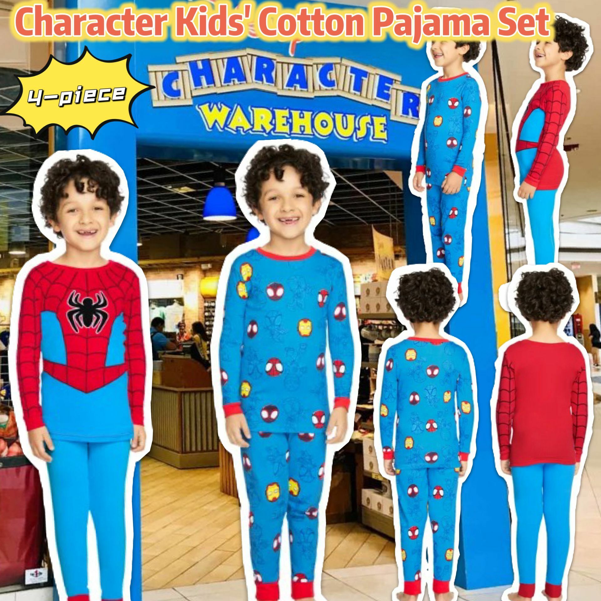 【預購】Character G120914 童裝睡衣 4-piece