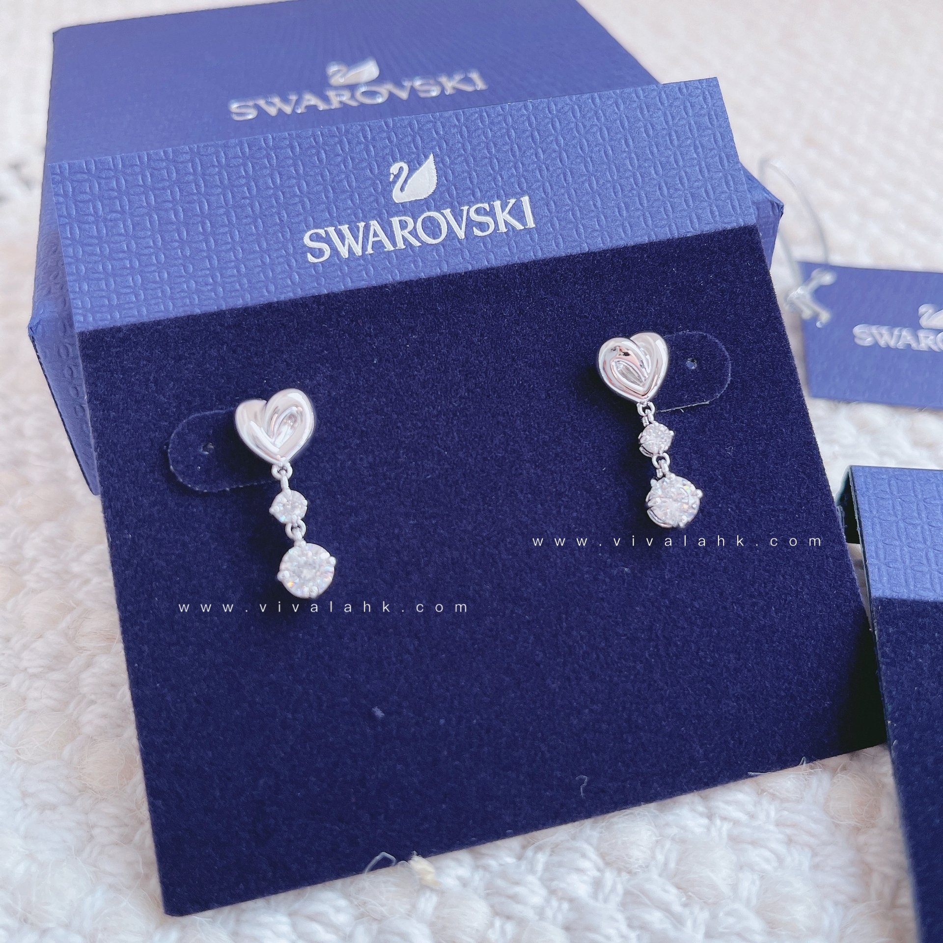 Swarovski - Lifelong 心心吊墜耳環 (5517943) (5517942)