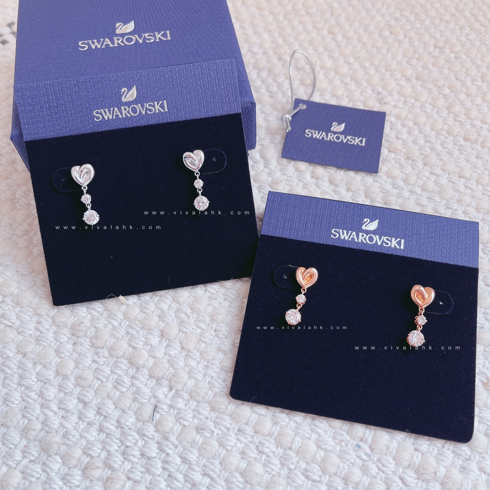 Swarovski - Lifelong 心心吊墜耳環 (5517943) (5517942)