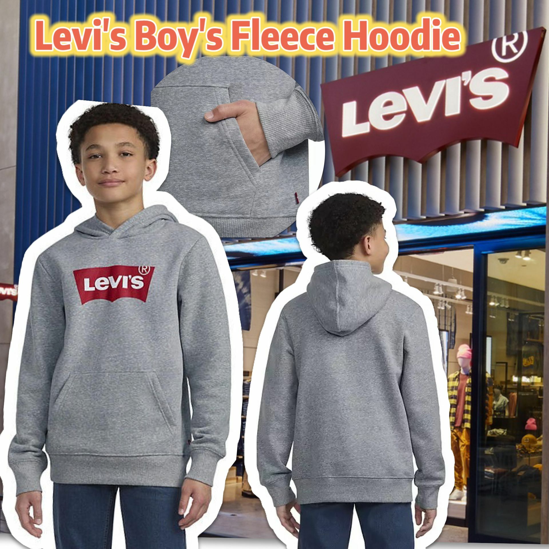 【預購】Levi's Fleece G120924 童裝衛衣