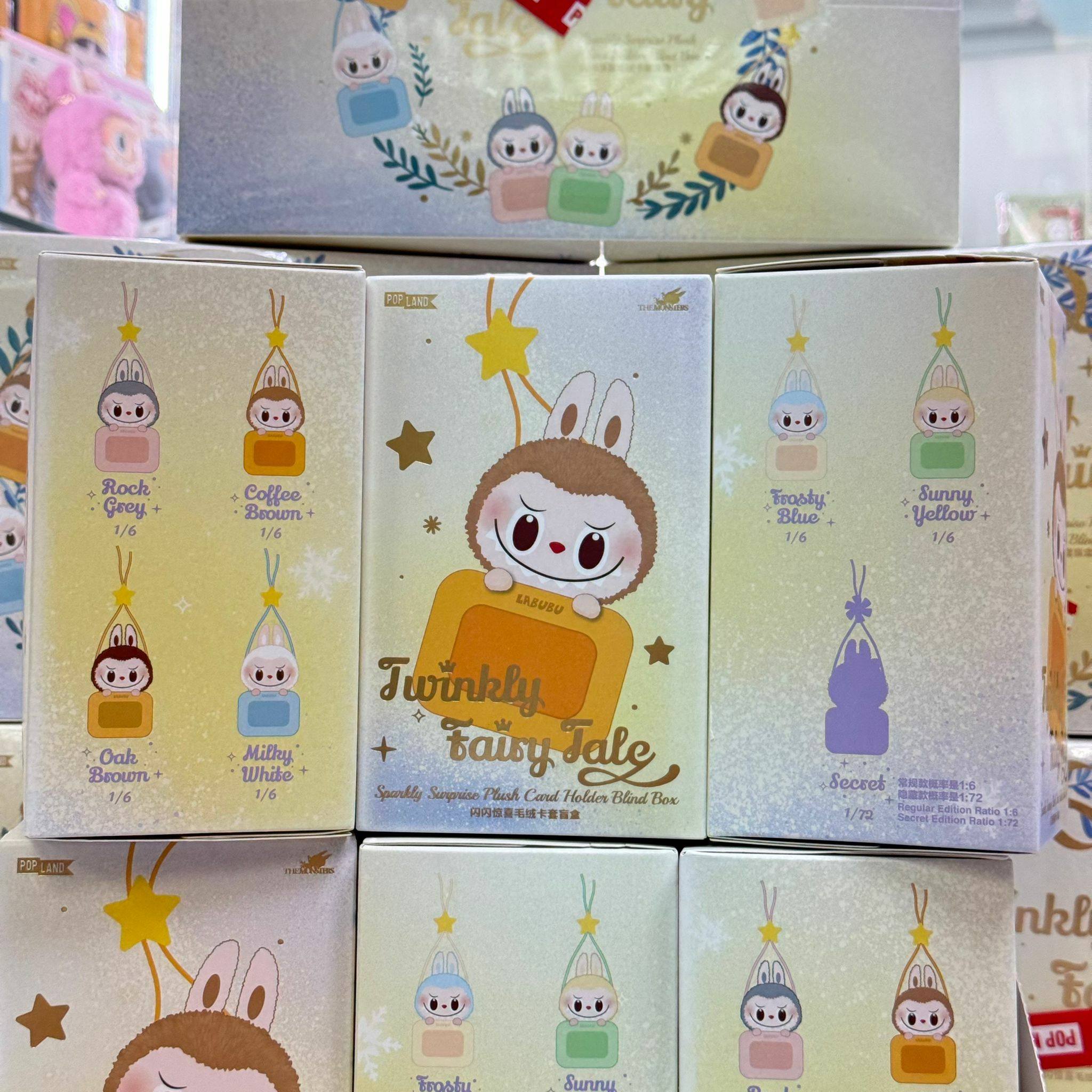 ラブブ POP LAND限定 Twinkly Fairy Tale シリーズ Labubu Twinkly Fairy Tale Series-Sparkly Surprise Plush