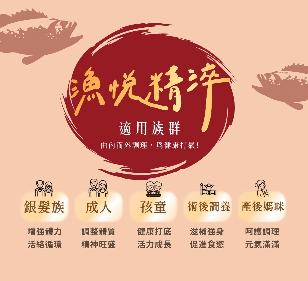 漁悅上桌 Dr. Fresh 漁悅精淬 漢方養氣石斑魚精華 常溫魚精 龍膽石斑魚精