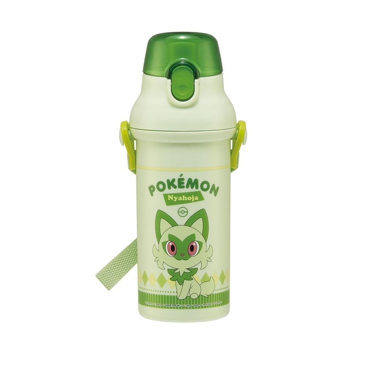 日本品牌 Skater 寵物小精靈 480ml 一鍵式學童水壺 -AG