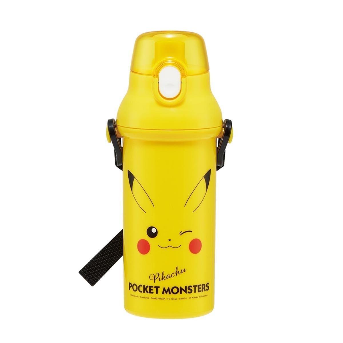 日本品牌 Skater 寵物小精靈 480ml 一鍵式學童水壺 -AG