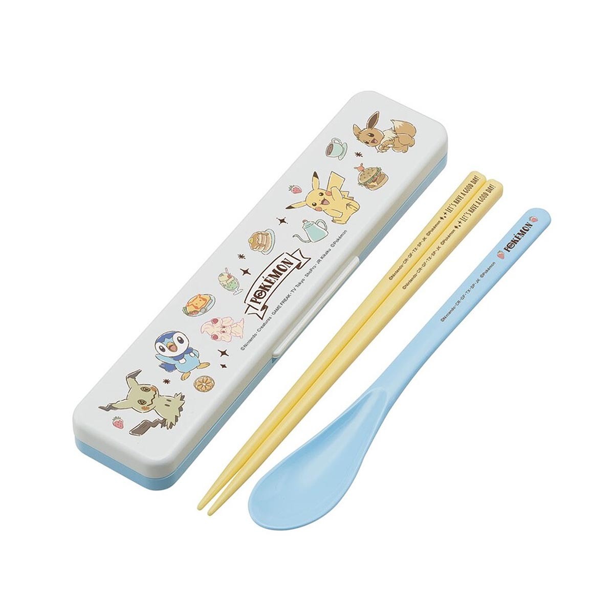 日本品牌 Skater 寵物小精靈 18cm筷子及更套裝 -CCS3SAAG