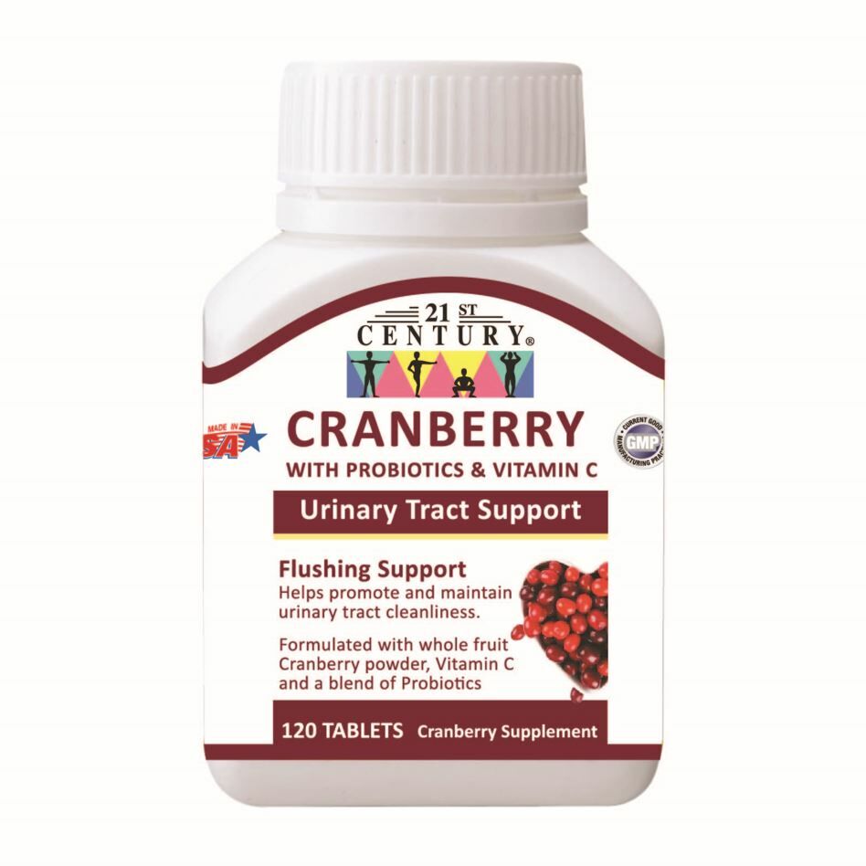 21st Century 蔓越莓益生菌+維他命C 120粒