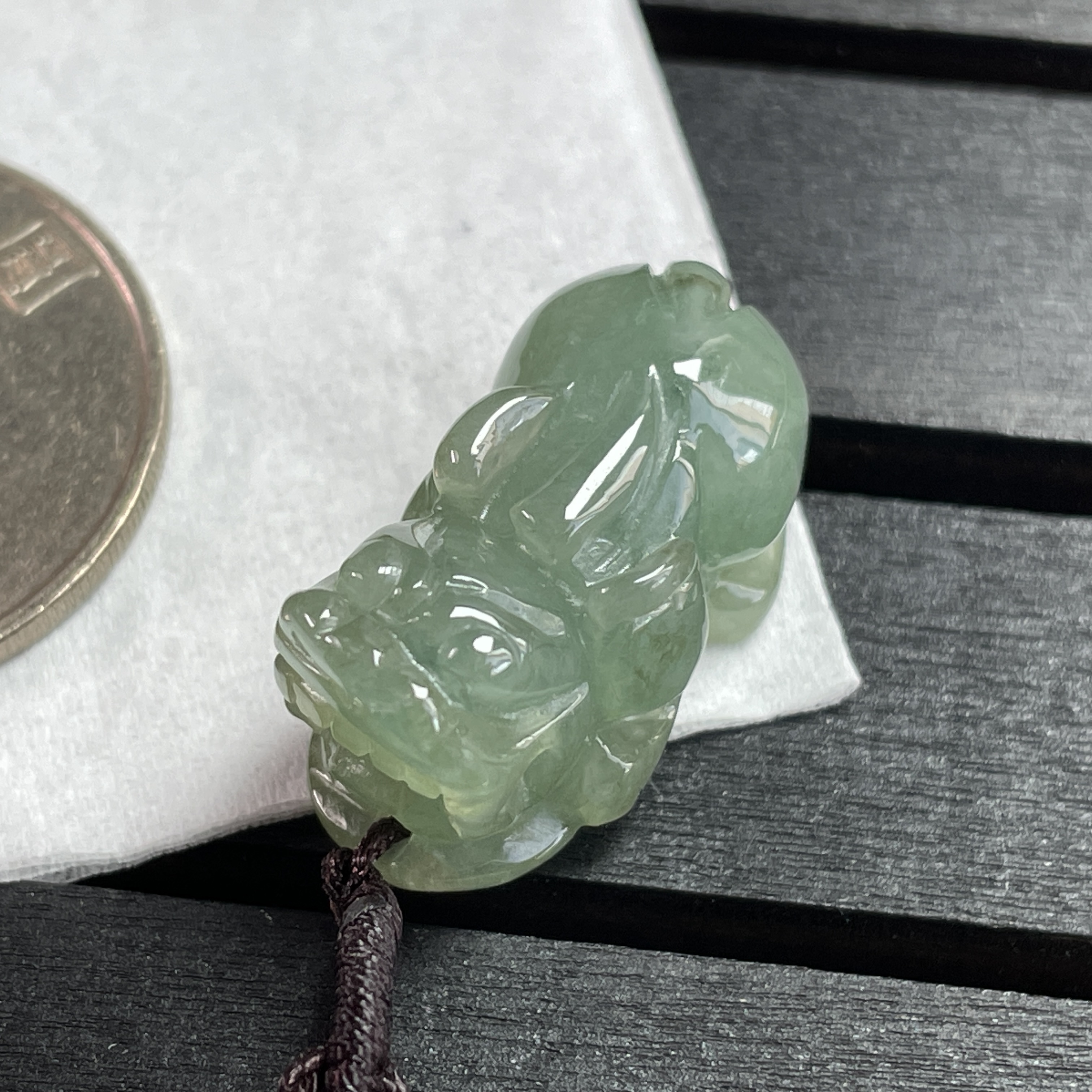 J2218 翡翠冰綠小貔貅