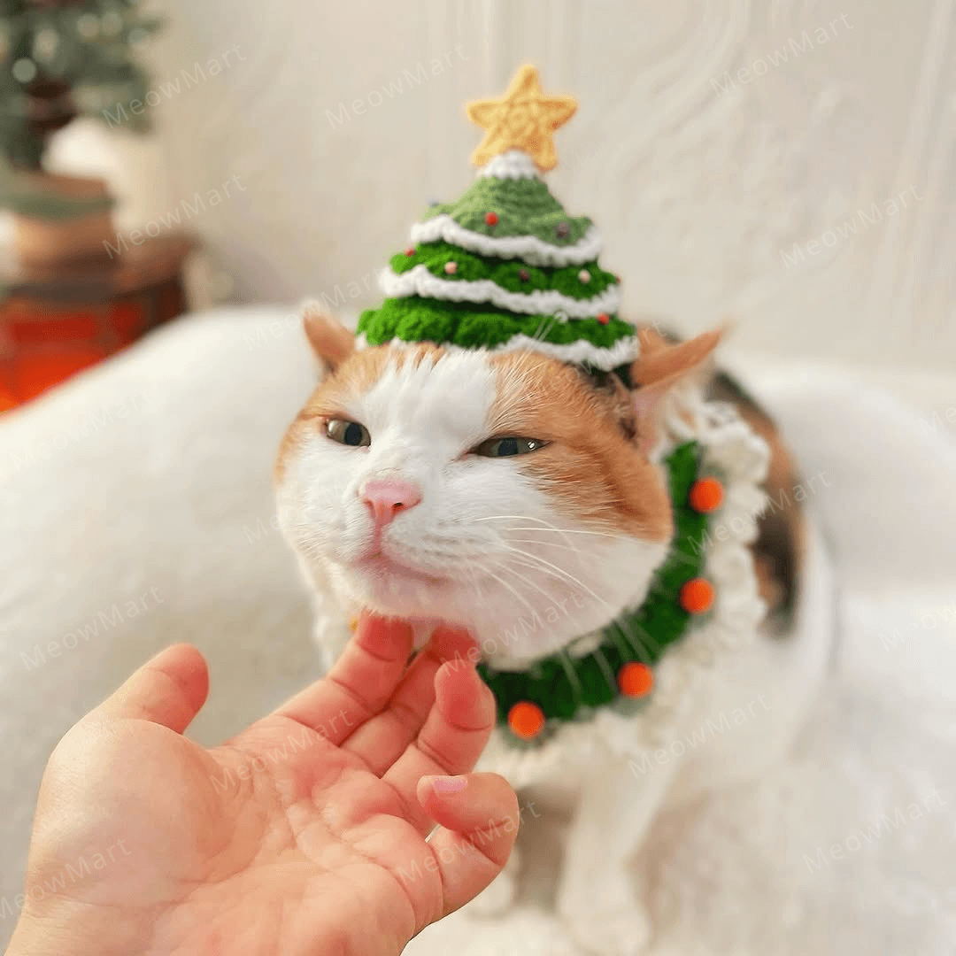 【現貨8折】星星聖誕樹帽 (貓狗適用)