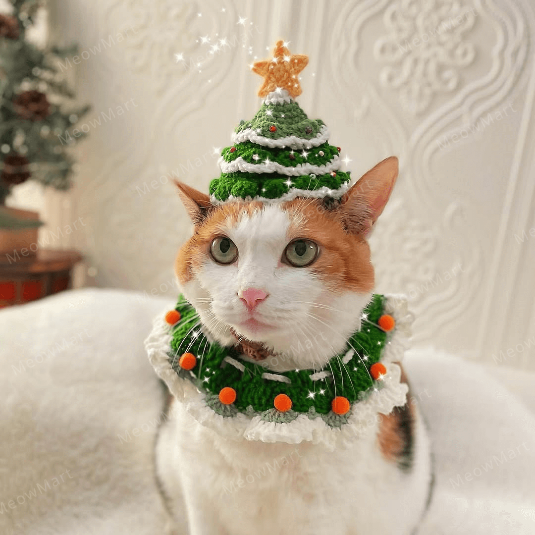 星星聖誕樹帽 (貓狗適用)