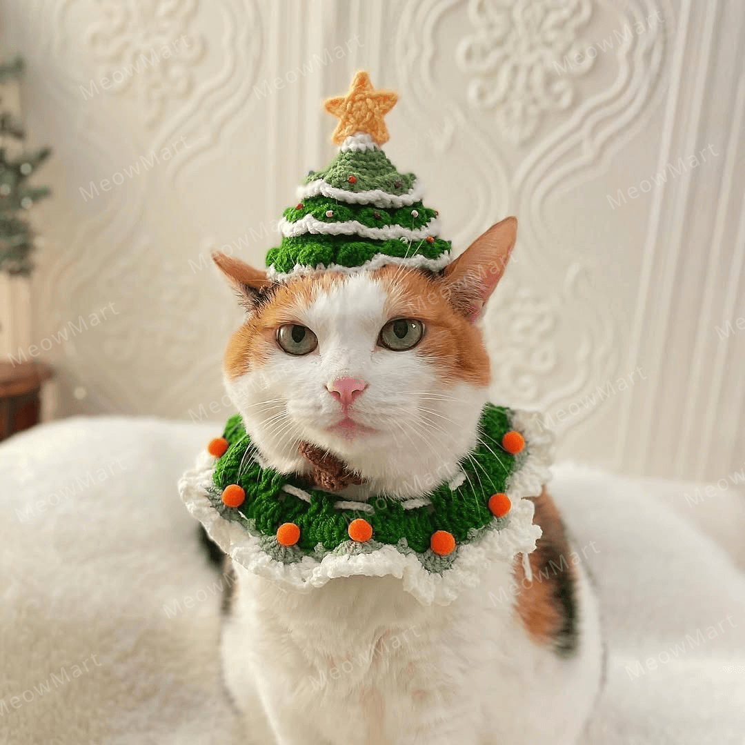 星星聖誕樹帽 (貓狗適用)