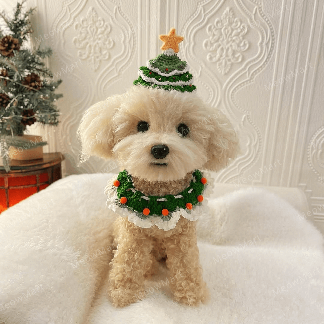 星星聖誕樹帽 (貓狗適用)