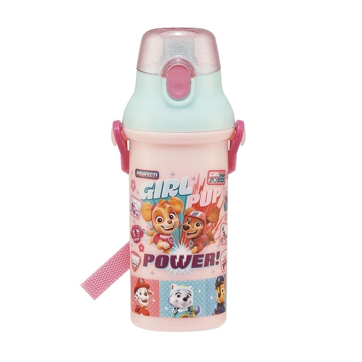 日本品牌 Skater 汪汪隊 480ml 一鍵式學童水壺 -AG