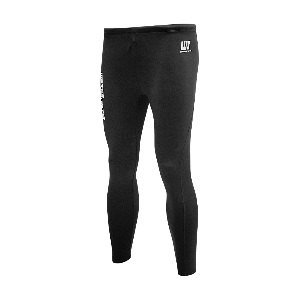 1mm 中性短纖抓毛游泳保暖長褲 - 黑