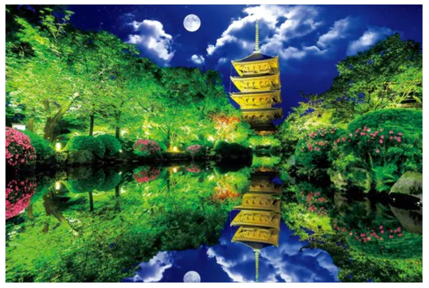 京都東寺月光寺 (迷你尺寸)