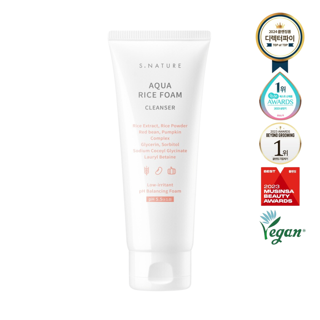S. NATURE 大米弱酸性洗面乳