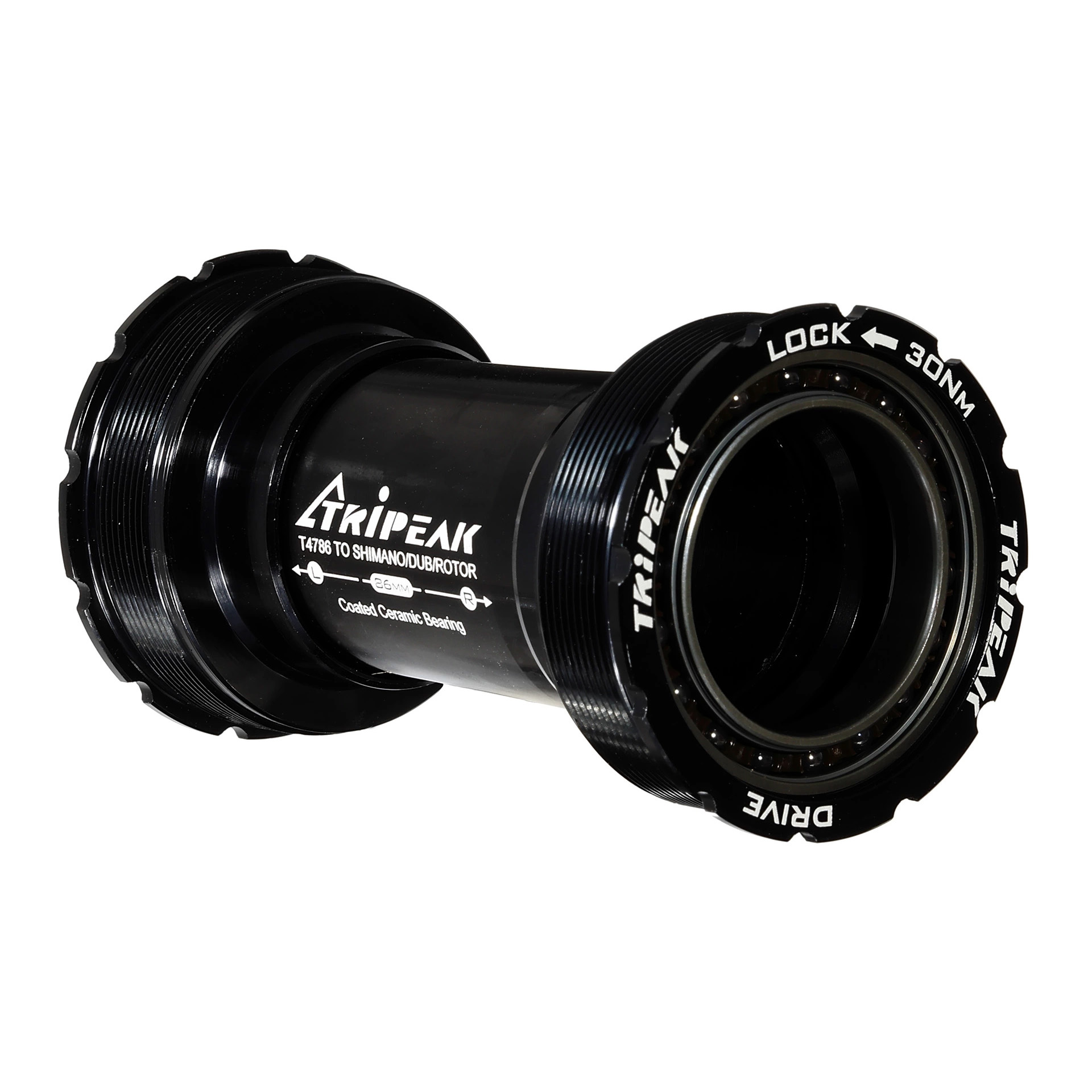 Tripeak JetStream Pro T47 86mm 3in1 Ceramic Bottom Bracket (30mm,DUB,HG24)
