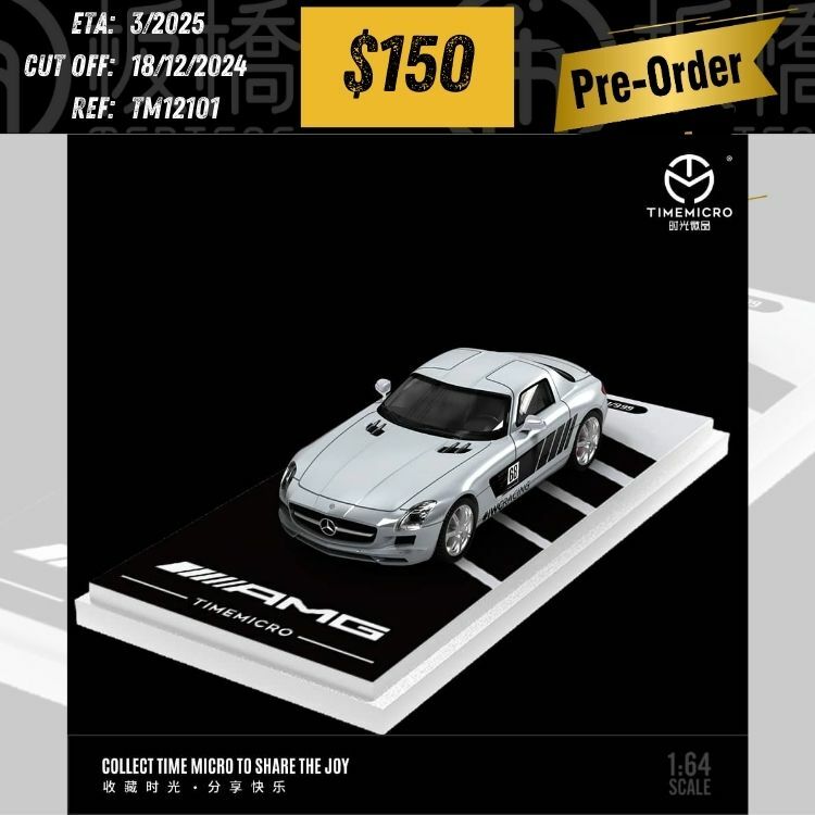 PO-$150 * TIME MICRO * 1:64 SLS SMG IWC RACING [OD10/12]
