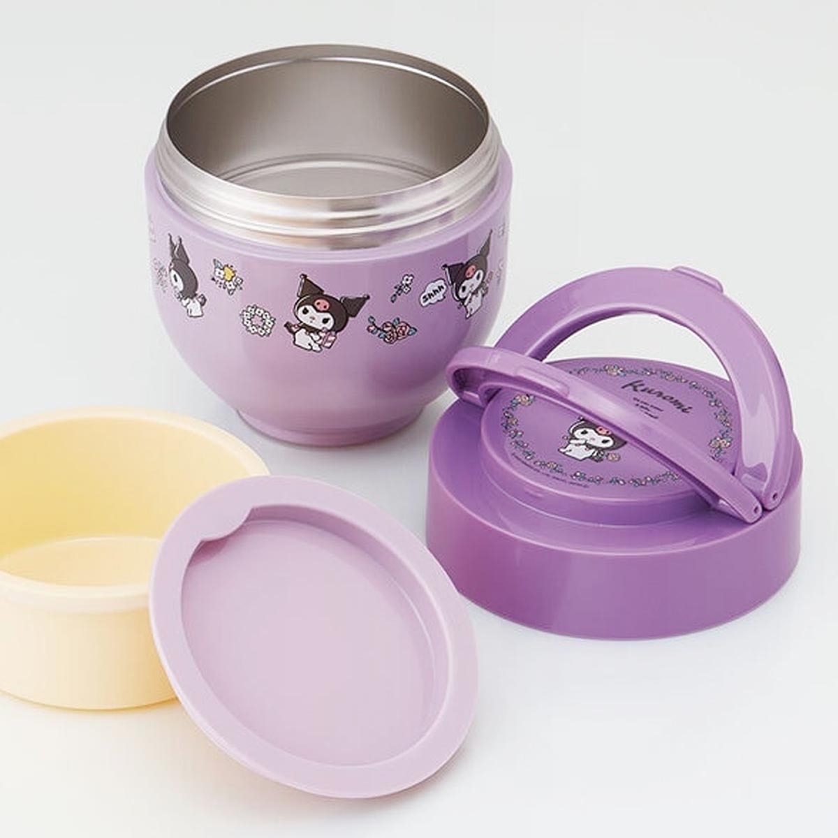 日本品牌 Skater Kuromi 540ml 真空保溫食物壺 -LDNO6AG