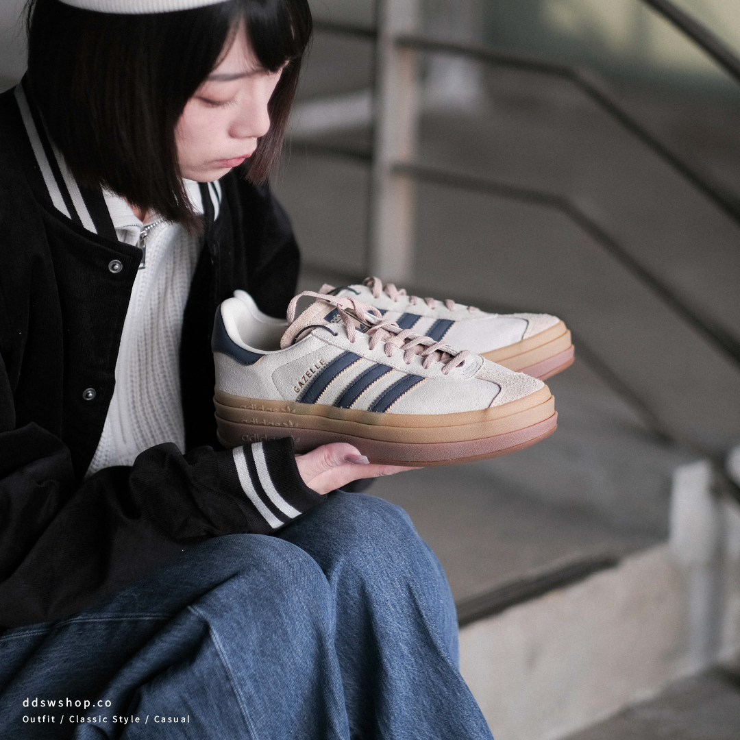 "調貨" Adidas Gazelle BOLD 米藍色 JQ5126