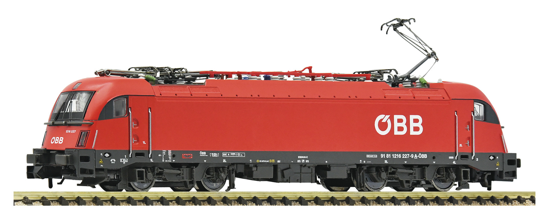Fleischmann 7560029 N規 Electric locomotive 1216 227-9, ÖBB 類比電車
