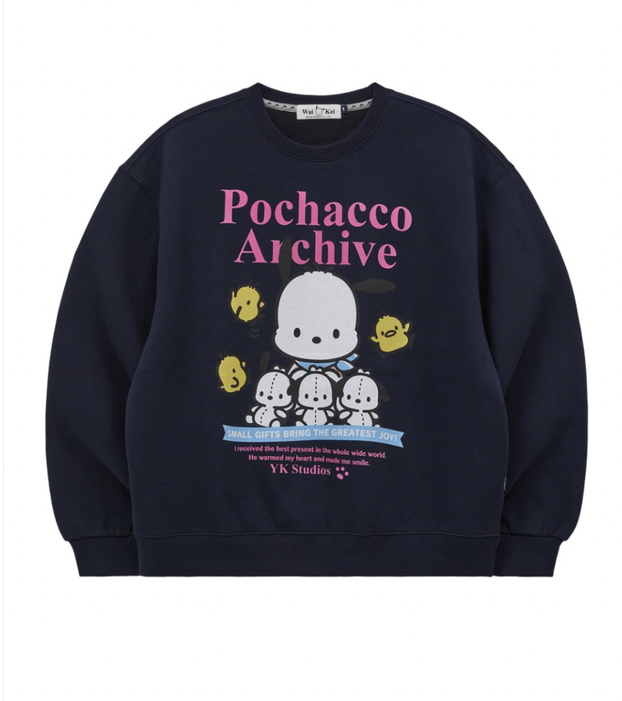 さらに100円引き◆WAI KEI◆pochacco archive sweatshirt さらに100円引き◇WAI KEI◇pochacco archive sweatshirt (Wai
